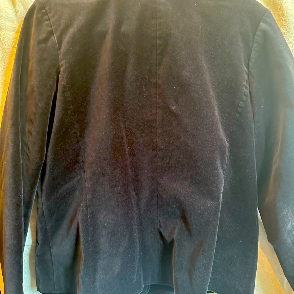 Vintage black velvet blazer -Old Navy - Picture 2 of 3